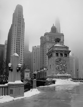 Chicago winter sidewalks