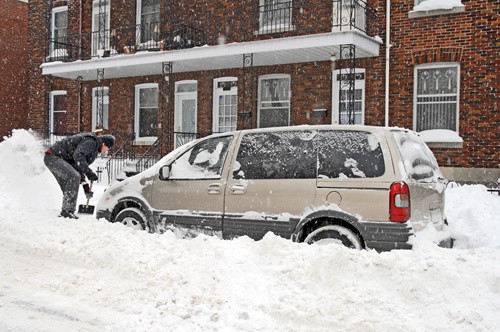 Snow Trapped Car