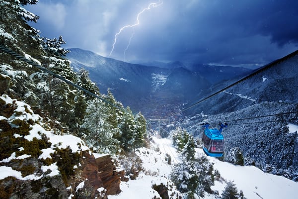 Are thunder and lightning possible during a snowstorm