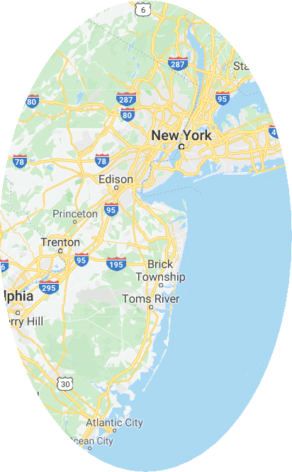 Brancato Newark Service Area Map