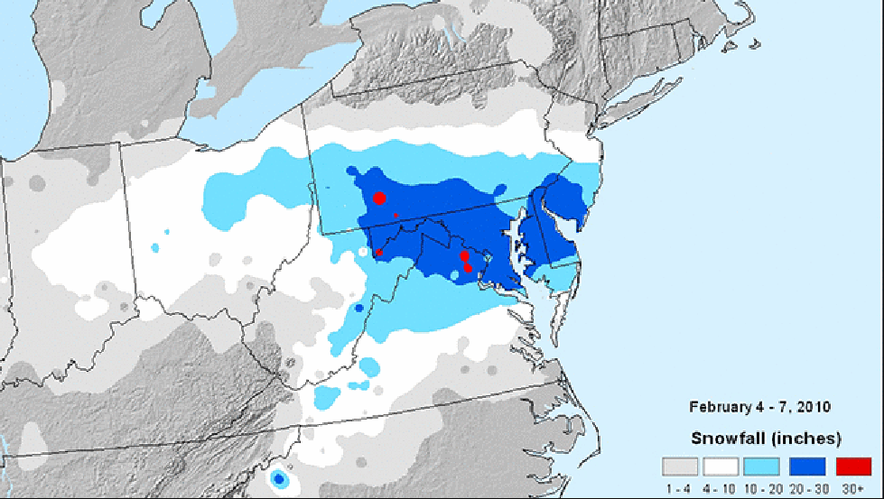 snow totals for snow plowing