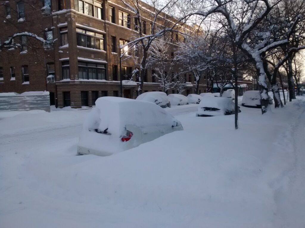 Chicago street in need of snow removal